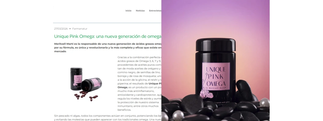 Farmanatur presenta Unique Pink Omega, la nova generació d’omegues vegetals