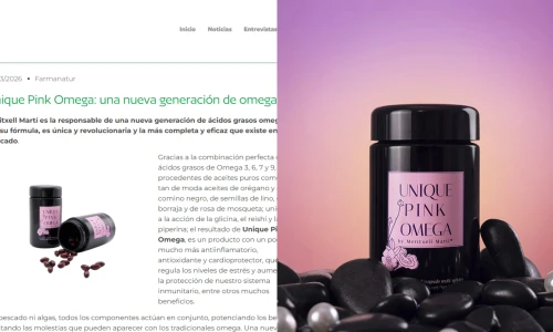 Farmanatur presenta Unique Pink Omega, la nuova generazione di omega