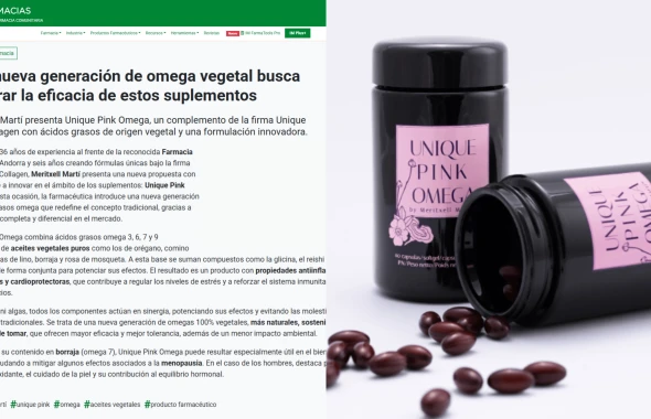 IM Farmacias analiza la nueva generación de omega vegetal impulsada por Meritxell Martí