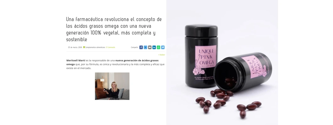 NutraSalud destaca la innovació de Meritxell Martí