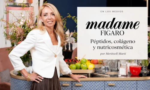 Meritxell Martí a Madame Figaro: pèptids, col·lagen i nutricosmètica