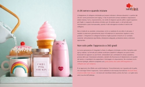 Unique Pink Collagen en Sanihelp.it: La guía completa del colágeno hidrolizado en polvo