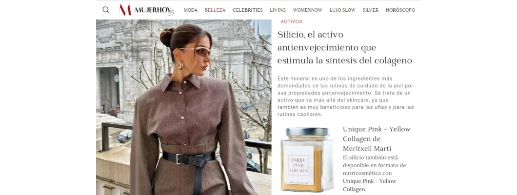 Mujer Hoy mars 2024 | Le silicium comme actif anti-âge