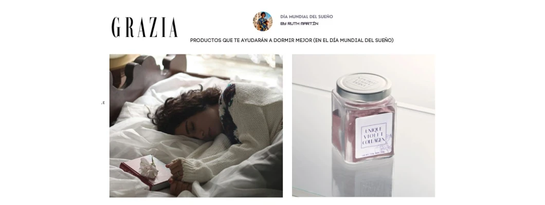 GRAZIA març 2024 | Productes que t’ajudaran a dormir millor