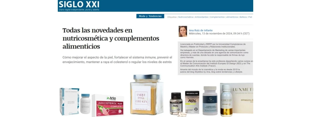 Actualités en nutricosmétique et compléments alimentaires | 24 novembre