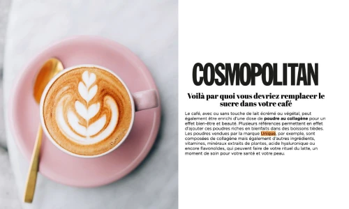 Unique Pink Collagen destaca tendencias para un café más saludable