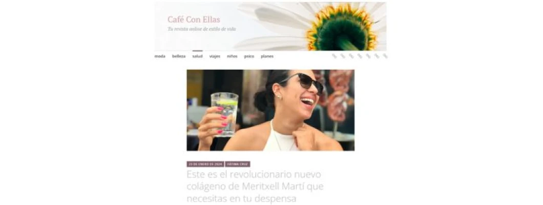 Cafeconellas enero 2024 | Le nouveau collagène révolutionnaire de Meritxell Martí
