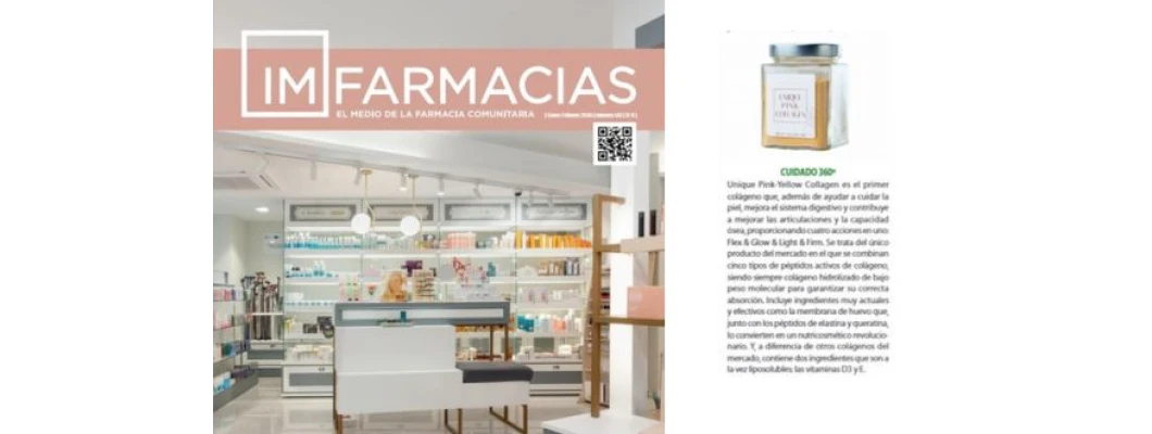 La Cura 360 d'UNIQUE Pink Yellow Coallagen | IM Farmacias febrer 2024
