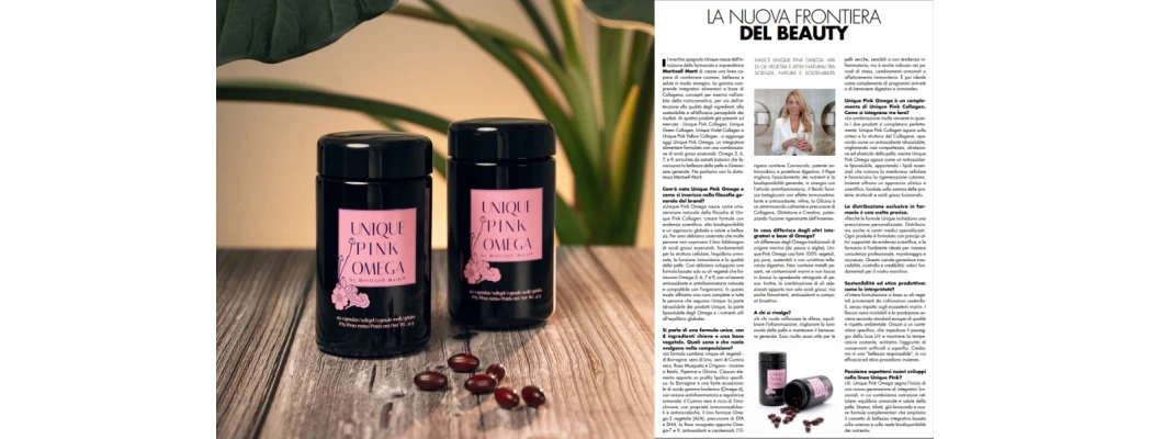 Unique Pink Omega destaca en la revista Farmanews por su innovación vegetal