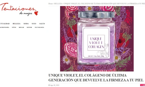 Unique Violet, el colágeno de última generación que devuelve la firmeza a tu piel