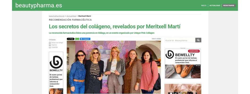 Els secrets del col·lagen, revelats per Meritxell Martí
