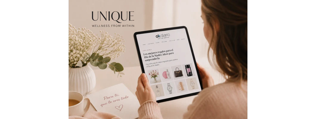 Unique Pink apareix en una selecció d'idees per al Dia de la Mare a OKDIARIO