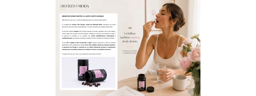 Distrito Moda met en avant l’importance des rituels quotidiens de beauté et de bien-être
