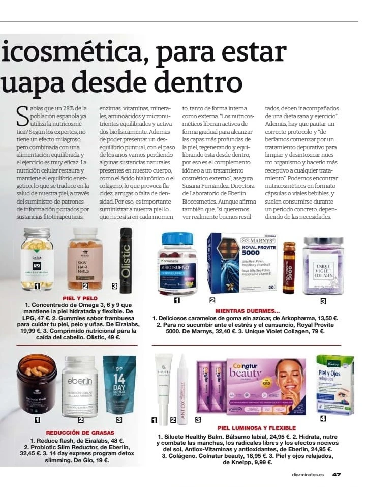 nutricosmetics per estar maques per dins i per fora