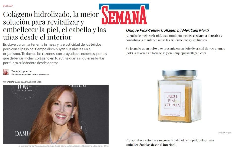 Clipping UNIQUE a la revista Semana.es | abril 2024