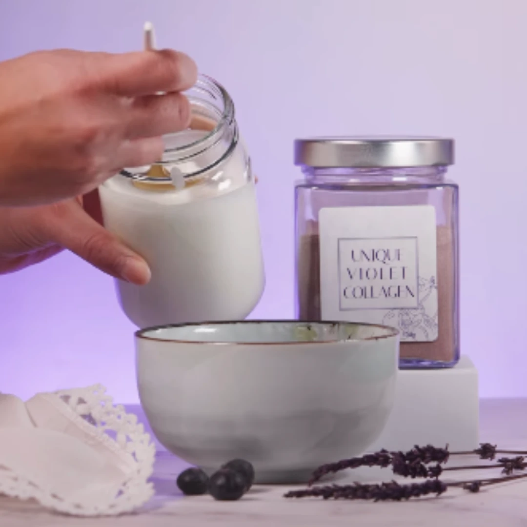 cena-saludable-kefir-unique-violet-collagen